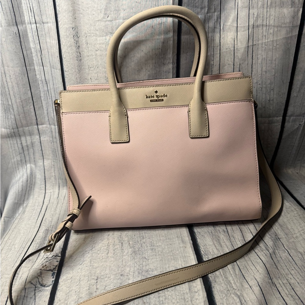 Kate Spade Pink and Tan Women's Bag